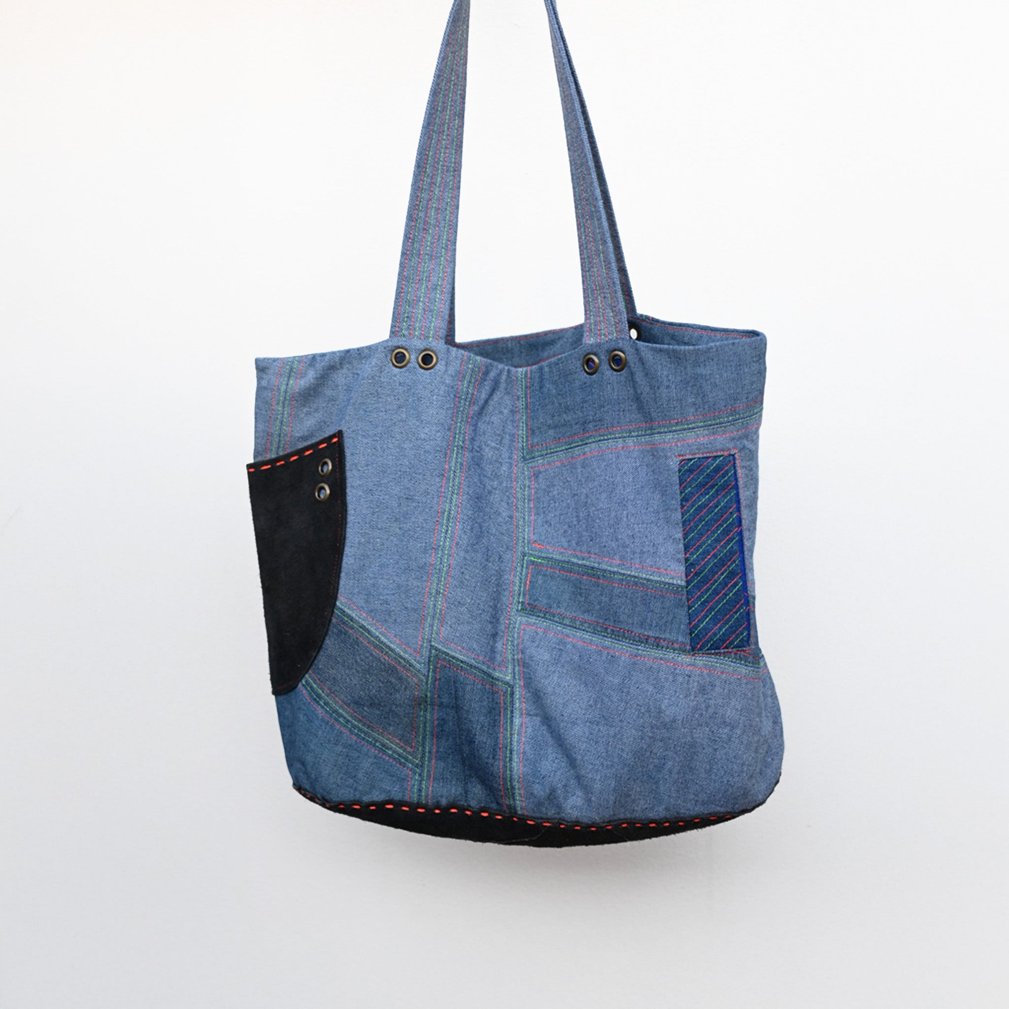 Stormy Tote - Neon Tide